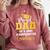 Proud Dad Of A Class 2025 Kindergarten Graduate Graduation Comfort Colors Sweatshirt Crimson