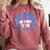 Proud Dad Of Two 2019 Graduates Twin Papa Graduation Comfort Colors Sweatshirt Crimson