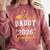 Proud Daddy Of a Class Of 2026 Graduate For Graduation Comfort Colors Sweatshirt Crimson