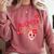 Proud Educated Latina Graduation Masters Degree PhD Comfort Colors Sweatshirt Crimson