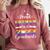 Proud Father Of 2023 Graduate Class 2023 Graduation Family Comfort Colors Sweatshirt Crimson