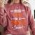 Proud GIGI Of 2026 Senior Basketball Student Graduation Comfort Colors Sweatshirt Crimson