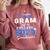 Proud Gram Of 2023 College Graduate Family 23 Graduation Comfort Colors Sweatshirt Crimson