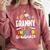 Proud GRAMMY Of A 5th Grade Graduate Graduation 2024 Senior Comfort Colors Sweatshirt Crimson