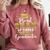 Proud Gran Of Three 2025 Graduates Graduation Family Comfort Colors Sweatshirt Crimson