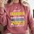 Proud Grandma Of 2023 College Graduate Family 23 Graduation Comfort Colors Sweatshirt Crimson