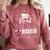 Proud Grandma Of 2025 College Graduate Family Graduation Comfort Colors Sweatshirt Crimson
