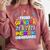 Proud GRANDMA Of a 2025 PRE-K Graduate -Graduation Comfort Colors Sweatshirt Crimson