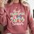 Proud Grandma Of a 2026 Graduate For Family Graduation Comfort Colors Sweatshirt Crimson
