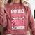 Proud Grandma Of A Class 2019 Senior T Shirt Graduation Comfort Colors Sweatshirt Crimson