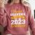 Proud Grandma Of a Class Of 2023 Graduate Senior Graduation Comfort Colors Sweatshirt Crimson