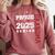Proud Grandma Of A Class Of 2025 Senior Graduation 25 Comfort Colors Sweatshirt Crimson