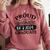 Proud Grandparent Of A Class Of 2024 Graduate Graduation Comfort Colors Sweatshirt Crimson