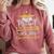 Proud Lil Cousin Of a 2026 Graduate Class Senior Graduation Comfort Colors Sweatshirt Crimson