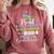 Proud Little Cousin Of PreK School Graduate 2024 Graduation Comfort Colors Sweatshirt Crimson