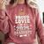 Proud Lovie Of A Class Of 2025 Graduate Senior Graduation Comfort Colors Sweatshirt Crimson