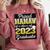 Proud Mamaw Of 2023 Graduate Class 2023 Graduation Family Comfort Colors Sweatshirt Crimson