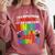 Proud MAWMAW Of Awesome Kindergarten Pre-K Graduation 2025 Comfort Colors Sweatshirt Crimson
