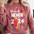 Proud MEMAW Of 2024 Pre-K Graduation Graduate Senior 2024 Comfort Colors Sweatshirt Crimson