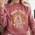 Proud Mimi Of a Class Of 2022 Graduate Graduation Rainbow Comfort Colors Sweatshirt Crimson