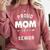 Proud Mom Of a 2021 Senior Year School Graduation Party Comfort Colors Sweatshirt Crimson