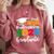 Proud Mom Of A 2023 Graduate Senior 2023 Graduation 23 Comfort Colors Sweatshirt Crimson
