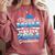 Proud Mom Of 2024 Class Master Graduate Family Graduation Comfort Colors Sweatshirt Crimson