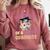 Proud Mom Of a 2024 Graduate Floral Flower Family Graduation Comfort Colors Sweatshirt Crimson