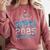 Proud Mom Of a 2025 Graduate For Class Of 2025 Graduation Comfort Colors Sweatshirt Crimson