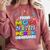 Proud MOM Of a 2025 PRE-K Graduate -Graduation Comfort Colors Sweatshirt Crimson