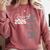 Proud Mom Of A 2026 Graduate Grad Senior Mother Graduation Comfort Colors Sweatshirt Crimson