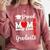 Proud Mom Of a Class Of 2025 Graduate Senior Mom Graduation Comfort Colors Sweatshirt Crimson