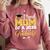 Proud Mom Of A Class Of 2026 Graduate Senior Gold Graduation Comfort Colors Sweatshirt Crimson