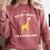 Proud Mom Graduation Shirt You Bet Giraffe Graduate Pun Comfort Colors Sweatshirt Crimson