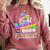 Proud Mom Of Kindergarten Graduate 2025 Graduation Mom Comfort Colors Sweatshirt Crimson
