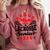 Proud Mom Of a Lacrosse Senior 2022 Graduation Comfort Colors Sweatshirt Crimson