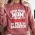 Proud Mom Of PhDaughter PhD Degree Graduate Graduation Comfort Colors Sweatshirt Crimson