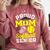 Proud Mom Of a Softball Senior Class Of 2025 Graduation Comfort Colors Sweatshirt Crimson