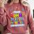 Proud MOMMY Of a 2025 Preschool Graduate Graduation Comfort Colors Sweatshirt Crimson