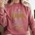 Proud Nana Of a 2025 Graduate Senior Graduation Women Premium Tri-Blend Comfort Colors Sweatshirt Crimson