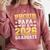 Proud Papa Of A 2026 Graduate Shirt Class Of 2026 Graduation Comfort Colors Sweatshirt Crimson
