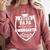 Proud Papa Of a Kindergarten Grad Father Graduation Shirt Comfort Colors Sweatshirt Crimson