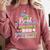 Proud Parent Of Kindergarten Graduate 2024 Graduation Parent Premium Comfort Colors Sweatshirt Crimson