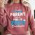 Proud Parent Of Pre K School Graduate 2023 Graduation Parent Comfort Colors Sweatshirt Crimson
