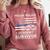 Proud Police Academy Survivor Graduation Comfort Colors Sweatshirt Crimson
