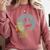 Proud Queen College Graduation Comfort Colors Sweatshirt Crimson