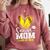 Proud Senior Mom Class Of 2026 Softball Graduation Heart Comfort Colors Sweatshirt Crimson