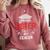 Proud Sister Of a 2019 Senior Graduation Family Comfort Colors Sweatshirt Crimson