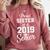 Proud Sister Of a 2019 Senior Graduation T Shirt Comfort Colors Sweatshirt Crimson