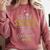 Proud Sister Of a 2025 Graduate Senior Graduation Women Comfort Colors Sweatshirt Crimson